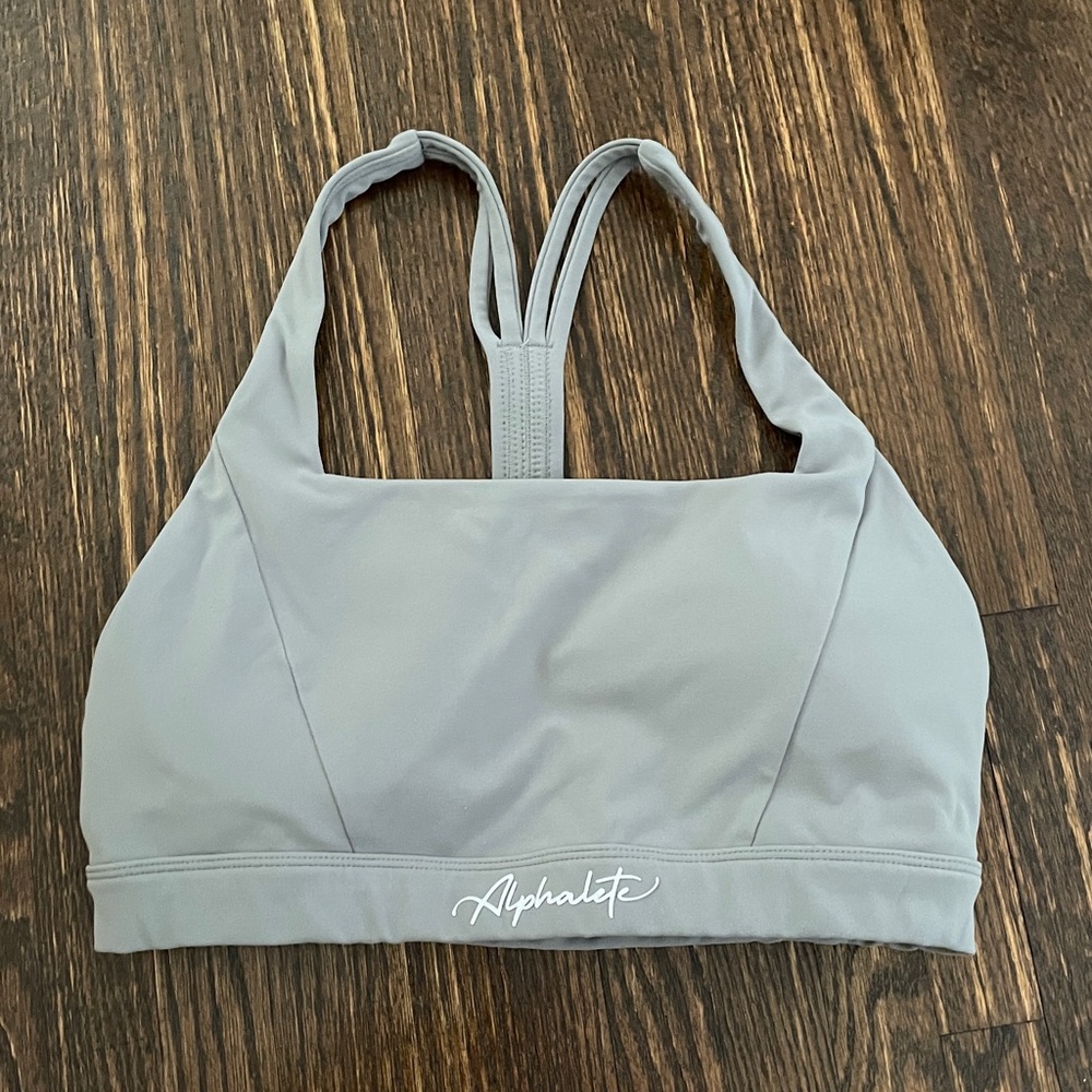 Alphalete Pulse Kinetic Bra - Silver Sky